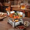 GOWKE New Style Dry Pot Alcohol Stove & Hotpot Set