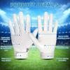 Polyester Football Gloves Adjustable Wrist Strap for Sports & Outdoor Activities Rugby Gloves Water Resistant Breathable  Gloves