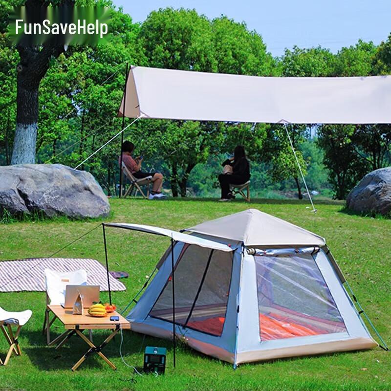 Quyoubang 2-Door 2-Window Camping Tent