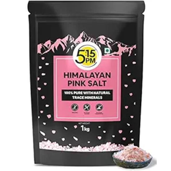 5:15PM Sel Rose de l'Himalaya 1Kg | Sel Rose 100% Pur avec Oligo-Éléments Naturels Sel Gemme de l'Himalaya de Qualité Gourmet Pour une Cuisine Saine