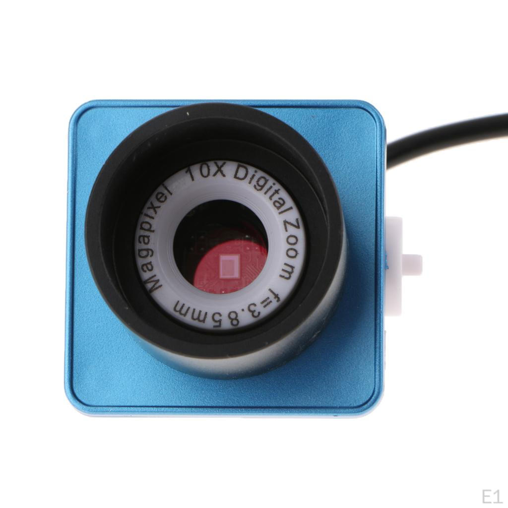 USB 0.3MP Telescope Electronic Eyepiece Digital Camera Inch/31.7mm (Black)