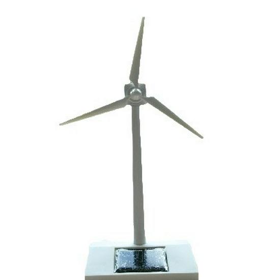 Polycrystalline Silicon Solar Windmill Model with Rotating Fan Blades