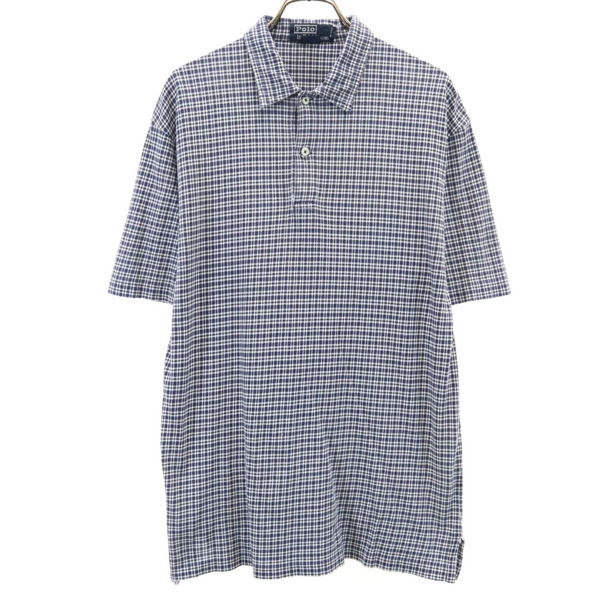 

Поло от Ralph Lauren Клетчатый узор Поло с коротким рукавом S Темно-синий Мужское Б/У