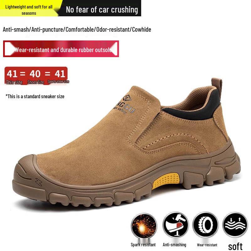 Huaji Men s Safety Rain Boots