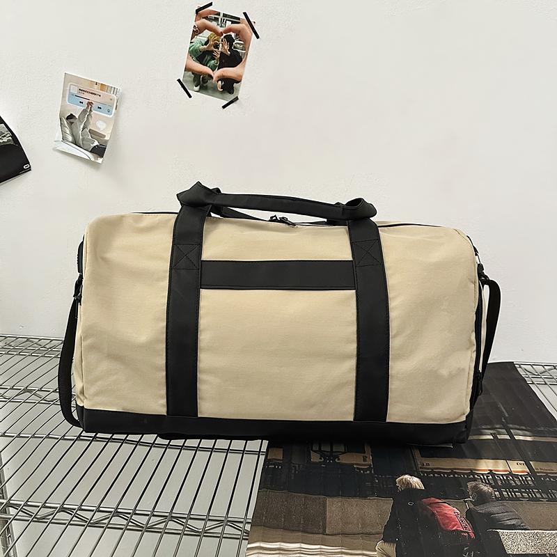 Reiseveske Stor Kapasitet Tørr og Våt Separat Vannavvisende Duffelbag Separasjon Sko Lommer Sports Fitness Bag
