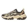 Li Ning Brown Sugar Cushioning Slip Resistant Abrasion Resistant Support Low Top Casual Shoes Men's Khaki AGCV367-4