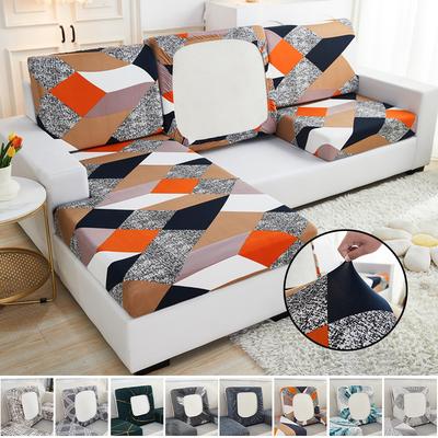 Spandex Stretch Sofasitzkissenbezug Stuhlbezug Haustiere Kinder Möbelschutz Waschbar Abnehmbarer Überwurf 1/2/3/4 Sitzer
