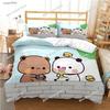 BuBu-Bear Cartoon Anime Cute All Season Duvet Cover kawaii Bedding set Soft Quilt Cover and Pillowcases SingleDoubleQueenKing