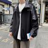 Men's Korean Style Trendy Color-Block Bomber Jacket - Spring & Autumn Casual Loose Fit