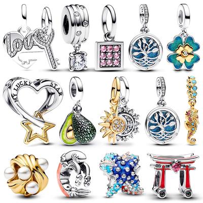 Pingentes Cobre Original Fruta Abacate Pingente Charme Contas Servem Pulseira Colar Para Mulheres Luxo Diy Joias Fino Festa Presente