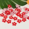 Fashion Mixed Color Pearl Petals for Girls, Costume Decoration, DIY Crafts, Headdress, Dress Up Flower, 25mm, 100 Pcs Pack
