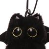 1 Piece 10Cm Ghost Wings Little Black Cat Plush Toy Doll Pendant Ins Big Eyes Punk Bag Decoration For Boy Girl Birthday Gifts