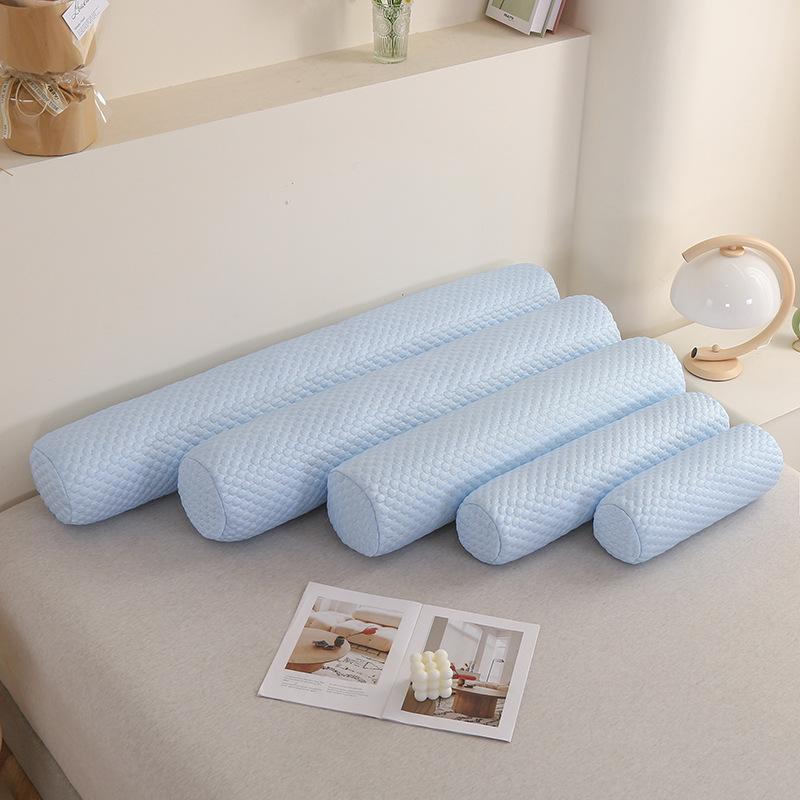 

Summer Cool Cylindrical Ice Bean Pillow for Sofa, Bed, or Headrest 40x15cm (cover + core)