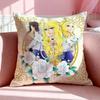 Anime T-The Rose of Versailles Cushion Cover Breathable Linen Pillowcase Summer Odorless Eco-Friendly Invisible Zipper Washable