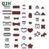 19pcs/set Leathercraft Cutting Die Set - Carbon Steel Punch & Cutting Tools for DIY Leather Crafts - Assorted Shapes Puncher