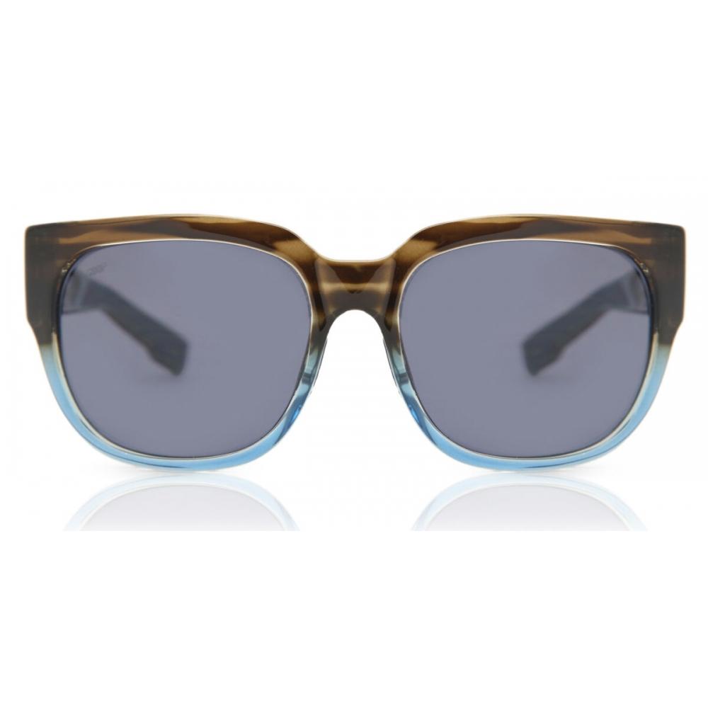 

Costa Del Mar Waterwoman 2 Polarized 900413 Women Sunglasses Shiny Brown Blue/58