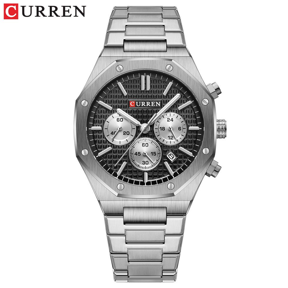 Top Brand Luxury Stainless Steel Waterproof Sport WristWatch Men Chronograph Watch Military Army Male Clock