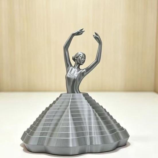 3D Printed Spinning Ballerina Fidget Toy Ballet Dancer Spinner Kinetic Desk Toy Expanded Sensory Stress Relief Toy for Home Office