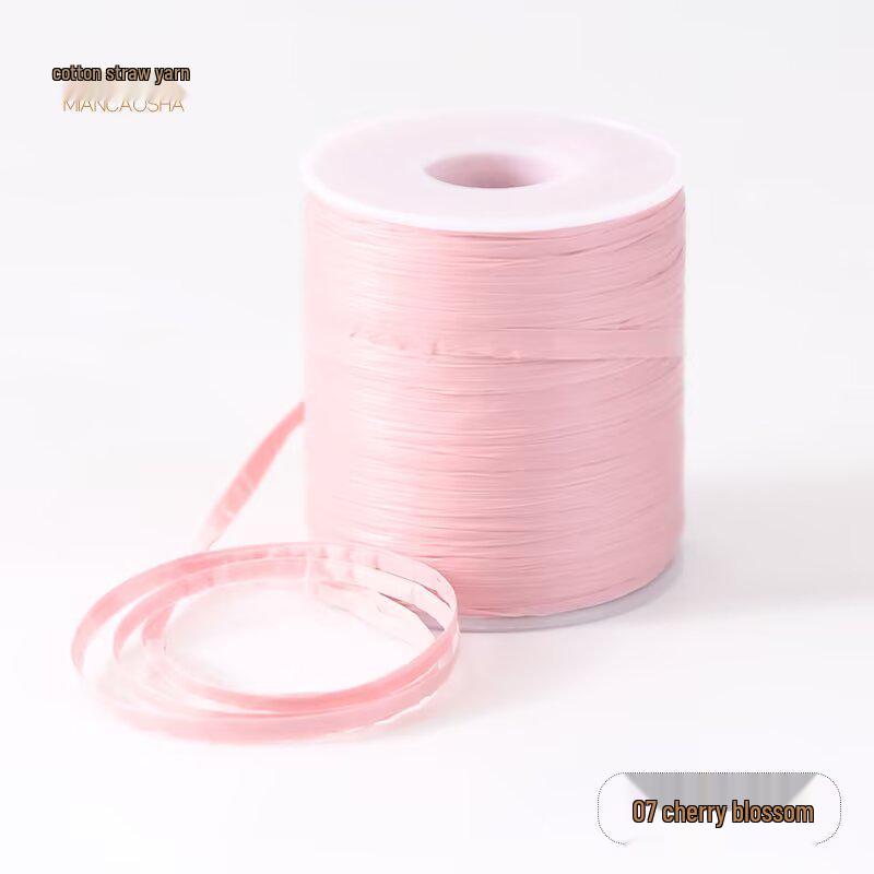 Raffia Baumwollgarn: Sommer handgefertigt DIY Strohhut & Häkeltasche Material