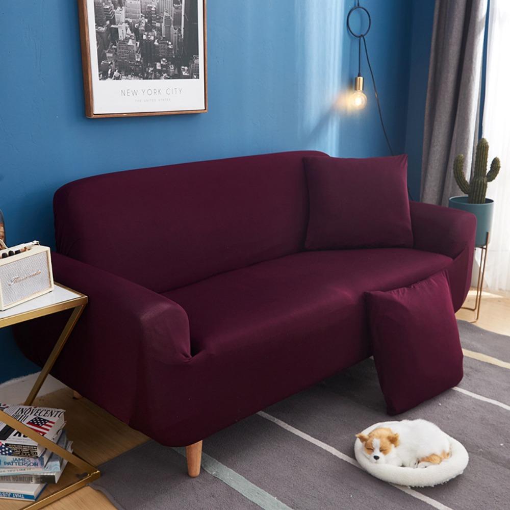 Universal Elastic Sofa Cover Full Protection Slipcouch Dustproof Stretchable Sofa Protector Luxury Style