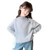 Children's Semi-High Neck Autumn & Winter Sweater - Stylish Knitwear for Boys and Girls