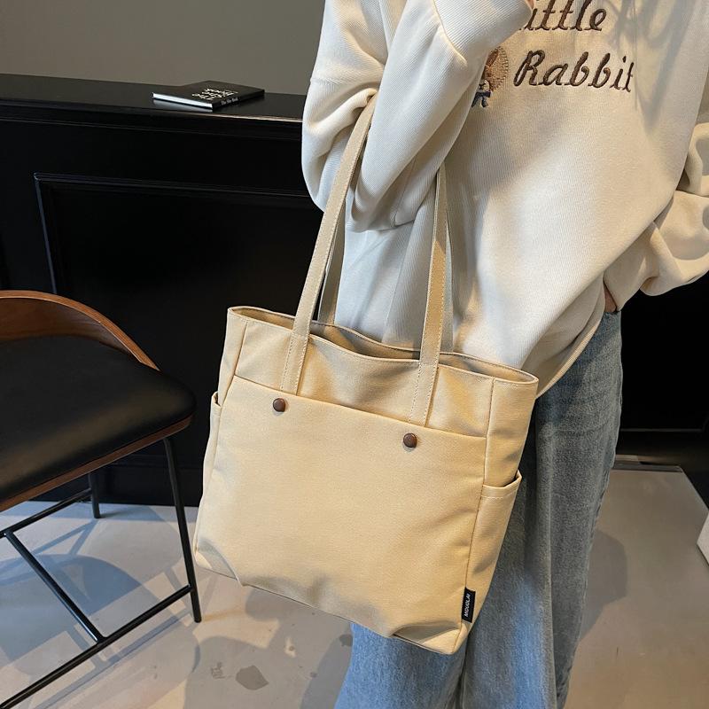 Fashion commuter women's shoulder bag large capacity casual tote bag women's bag class student bag simple nylon bag