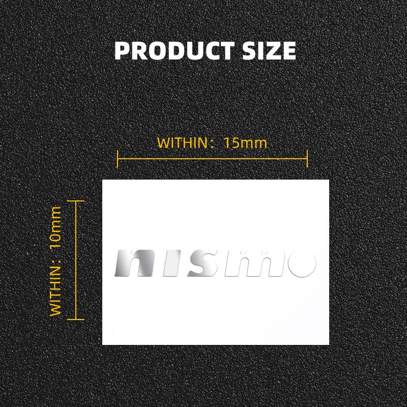 Naklejki Dekoracyjne Personalizowane 3D Metalowe Logo Samochodowe Akcesoria Samochodowe Do Nissan Nismo Tiida Teana Skyline X-trail Almera