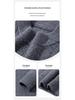 Men's Winter Thick Knit Sweater - Half-High Collar, Middle-Aged Dad Style, Warm & Loose Base Layer.