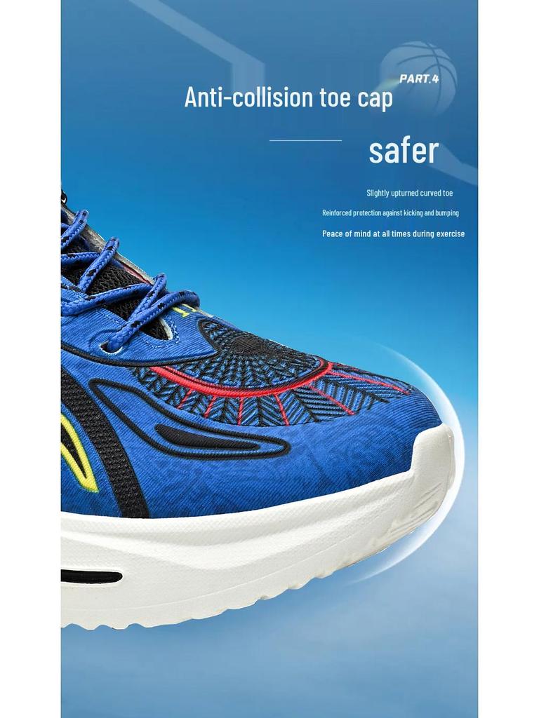2025 Boys' Breathable Mesh Basketball Shoes - Shock Absorption and Real Combat Performance