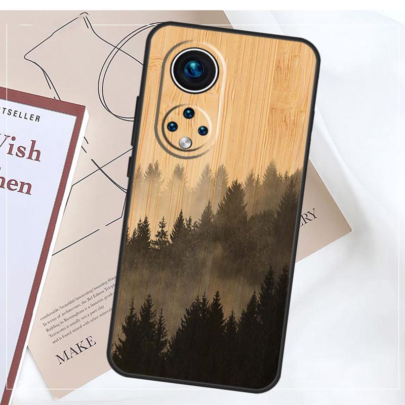 Tree Flower Bamboo Wood Case For Honor Magic 8 7 5 6 Pro Win RT 50 70 90 200 400 Lite X8b X8c X9a X9b X9c X9d Cover