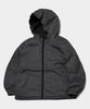 Placestudioman Check Authentic Hooded Reversible Oversized City Windbreaker Jacket [Charcoal]