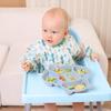 Long Sleeve Waterproof Bib Set 2 Pack Adjustable Size No Fluorescent Agent 6-36 Months Flamingo Cactus