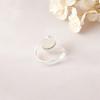 925 Sterling Silver Milky Opal Gemstone Ring Handmade Jewelry Oval Shape Ring RR-53-20