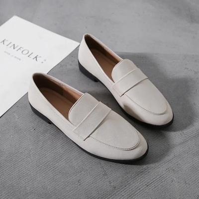 Spring Autumn Ladies New Small Leather Shoes Vintage Versatile Loafers British Style Fashion Anti Slip Shoes Casual Women's Flat