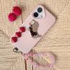 Cartoon Dog Blue/Pink Phone Case Protective Cover for iPhone 13/14/15/16 Pro Max