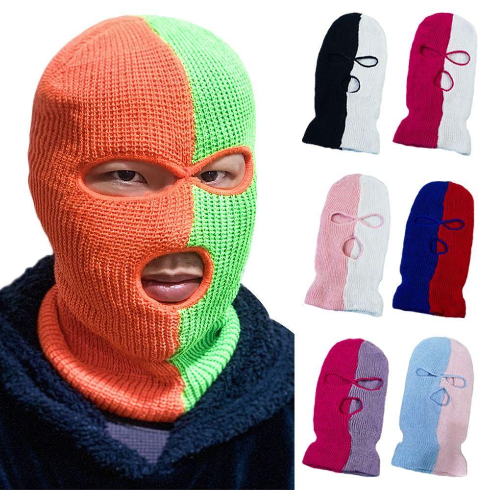 3 Hole Balaclava Warm Motorcycle Helmet Winter Ski Mask Unisex