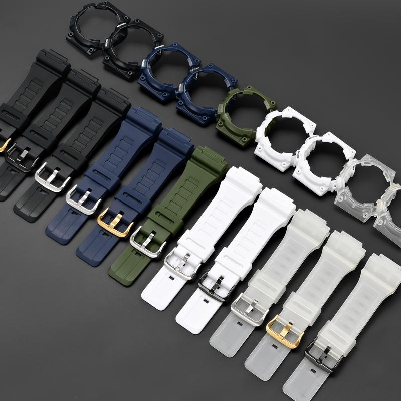 Reimveske for Casio G-Shock AQ-S810 Menn Kvinner Erstatning Matt Gummi Silikon Klokkereim Armbånd