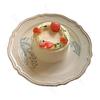 French Palace Style Dining Plate Afternoon Tea Dessert Ceramic Plates Household Breakfast Fruits Dishes Exquisite Tableware