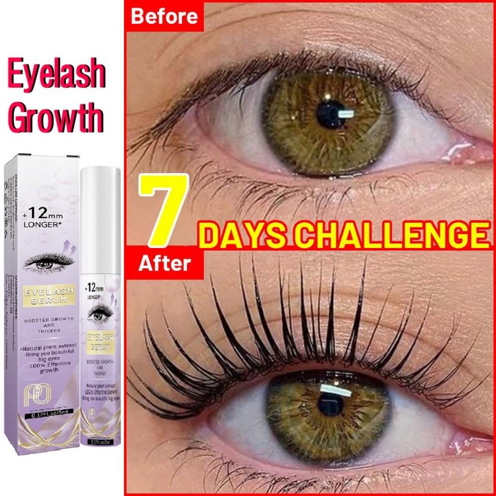 Brow Mascara Natural Eyelash Growth Serum 7 Days Fast Enhancer Long Thick Full Eyebrow Lift Eye Care Product Makeup, Buy 5 Get 5 Free