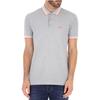 HUGO BOSS Polo Shirts Men's Gray Polo Collar Moderate Straight Fit 50398302-066