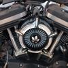 HDBUBALUS Motorcycle Air Intake Air Filter for Harley Sportster Air 883XL 1200 Xl883n Xl1200x 2004-2022 Black and Grey