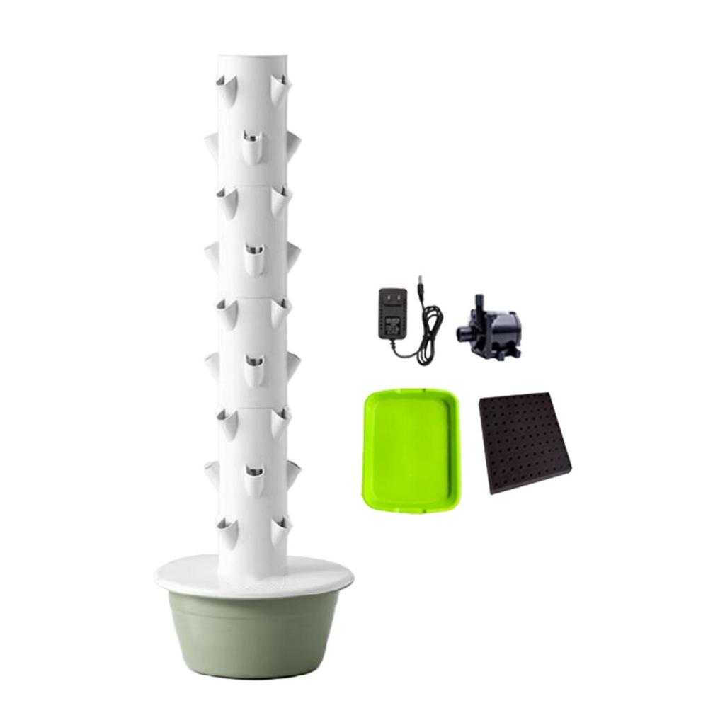 Hydroponics Growing System Hydroponic Tower High Yield Planting Tools Plant Germination Kit Vertical Planter for Strawberries