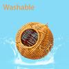 Rattan Bird Nest For Cage,Hanging Parrot Breeding Nesting House Washable Soft Lay Warm Sleep Hut Bird Cage Accessories For Cockatiels Budgerigars