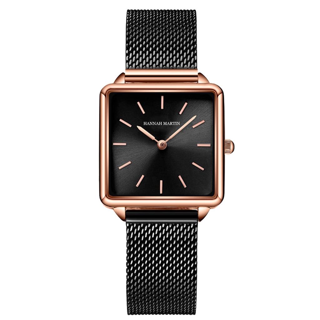 RORIOS watch Women's Watch, Popular and Unique Square Face, Simple and Classic Watch with Japanese Quartz Movement, Stylish and Cute, Casual