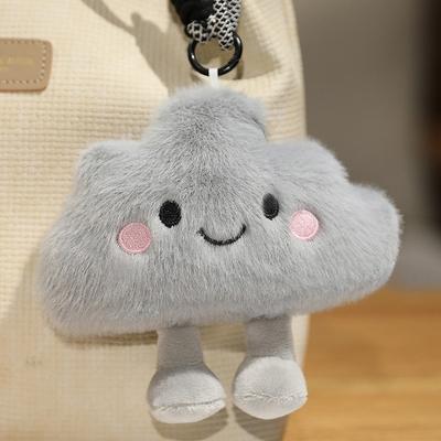 Cute Dark Clouds Plush Keychains New Cartoon Sun Plushie Doll Kawaii Bag Pendant Fun Weather Forecast Game Props Home Decor