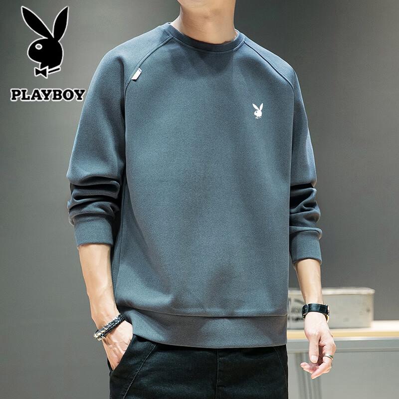 Playboy Men's Casual Crew Neck Sweatshirt