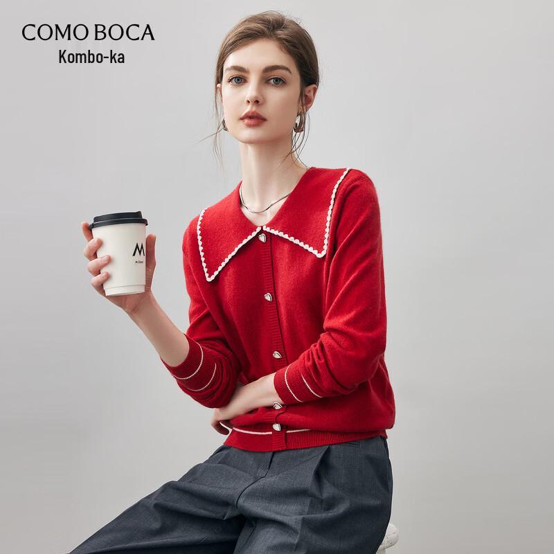 Comonboca 2025 Autumn/Winter High-End 100% Cashmere Women s Sweater L