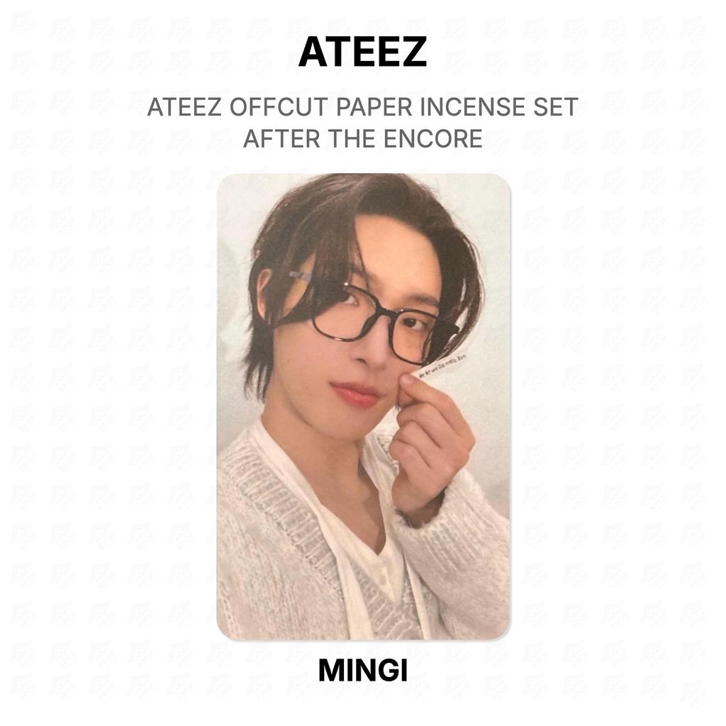 ATEEZ OFFCUT PAPER INCENSE SET AFTER THE ENCORE Official Photocard