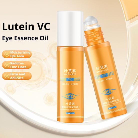 1/2/3Pcs Lutein VC Eye Essence Oil Firming Anti-Wrinkle Radiant Skin Nourishing Eye Essence Oil Non-greasy Skincare Eye Oil