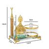 Arabian Incense Burner Glass Incense Burner SPA Art Crafts Office Home Fragrance Birthday Gift Desktop Meditation Home Decor